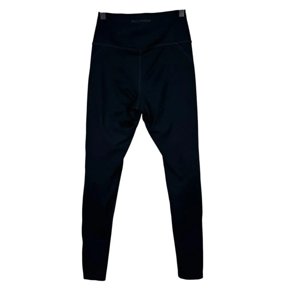 Girlfriend Collective Black High Waist Leggings Gym Workout Women’s Size Small